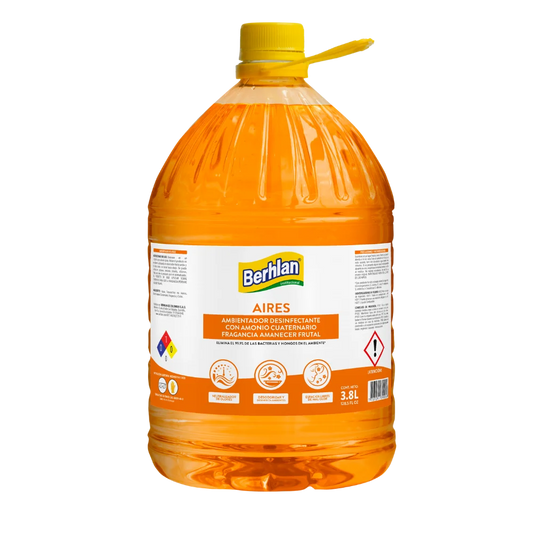 Ambientador desinfectante Berhlan Amanecer Frutal x 3800 ml