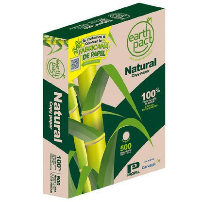 Resma de Papel Earth Pact Carta 500H-72G