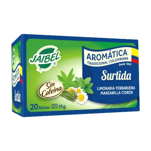 Aromática Jaibel Tradicional Colombiana Surtida 20U